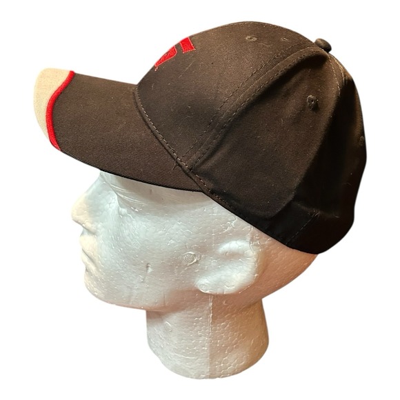 New Snap-On Tools Red Black Logo K-Products Adjustable Hook & Loop Hat Cap - Picture 2 of 6